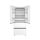 Lodówka Midea MDRF600BIE36 French Door No Frost 191cm Białe Szkło Do Obudowy WiFi 435L - 1525853 - zdjęcie 4